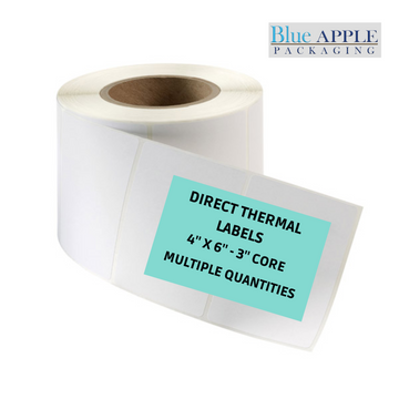 4X6 inch Direct Thermal Labels 3 inch Core Idustrial Shipping Labels